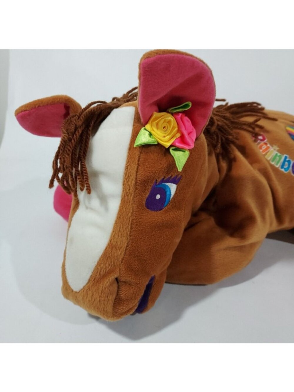 Lisa Frank Rainbow Chaser 22" Brown Horse Plush Vintage 1990's - Picture 12 of 13